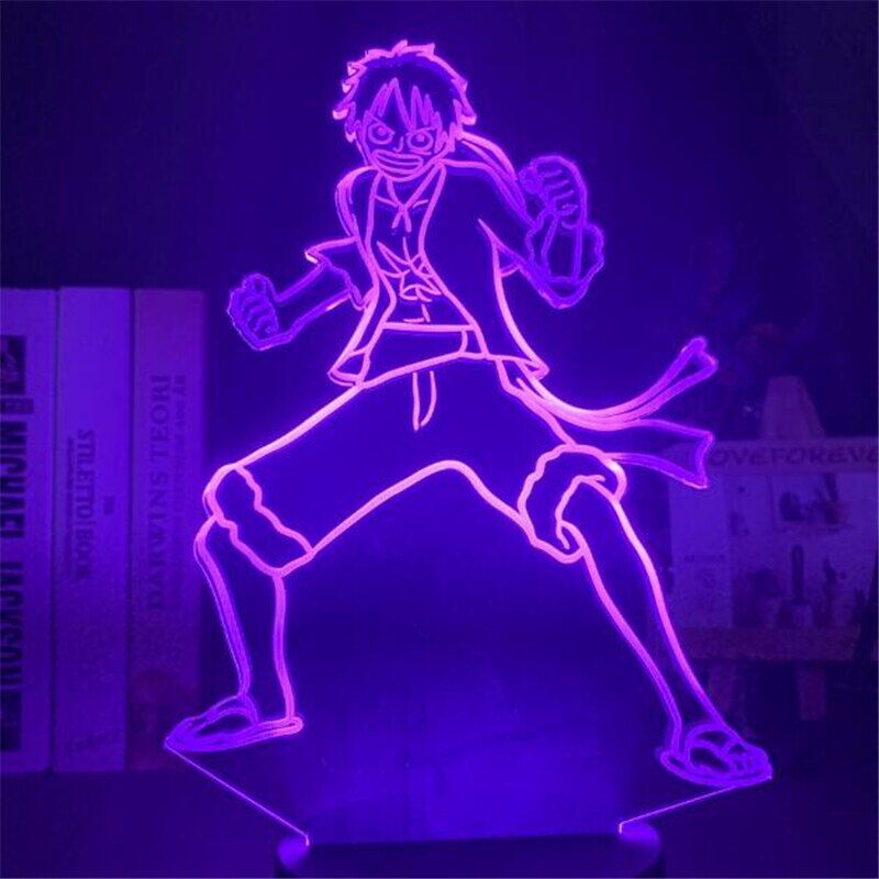 Lampe One piece – Monkey D Luffy en colère