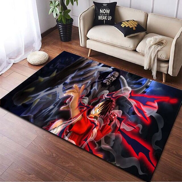 Tapis One piece Luffy vs Kaido Haki des rois