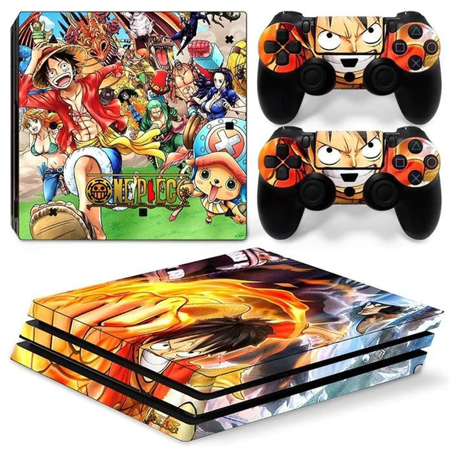 Stickers Ps4 One Piece Équipe Chapeau de Paille