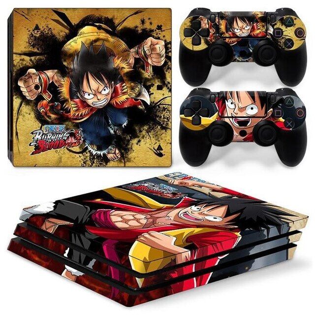 Stickers Ps4 One Piece Attaque du Luffy Gear 5