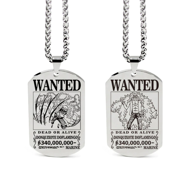 Collier One Piece Wanted Donquixote Doflamingo