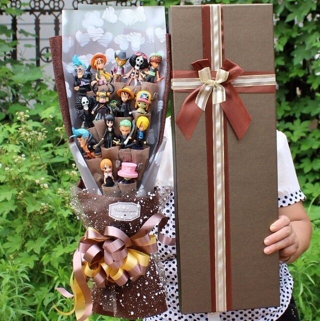 Bouquet de fleurs Cadeau Noël One Piece Marron