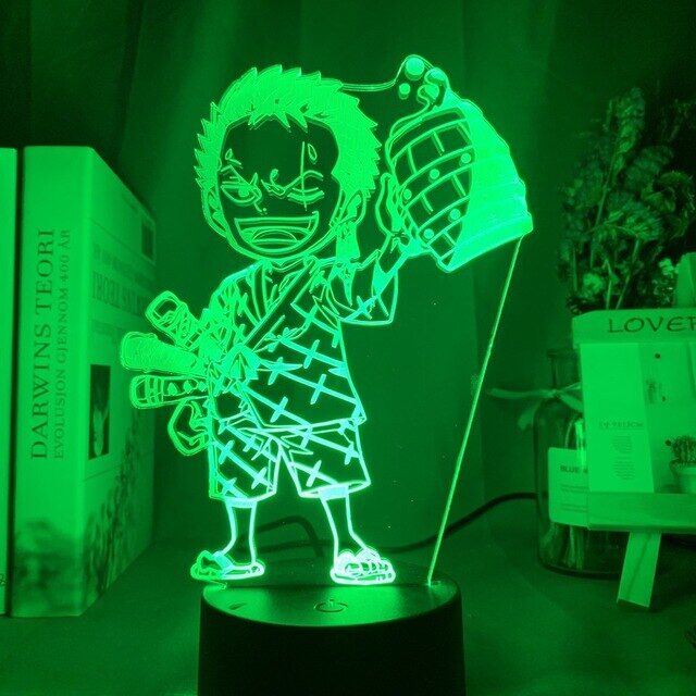 Lampe One piece Zoro Cadeau de Noël