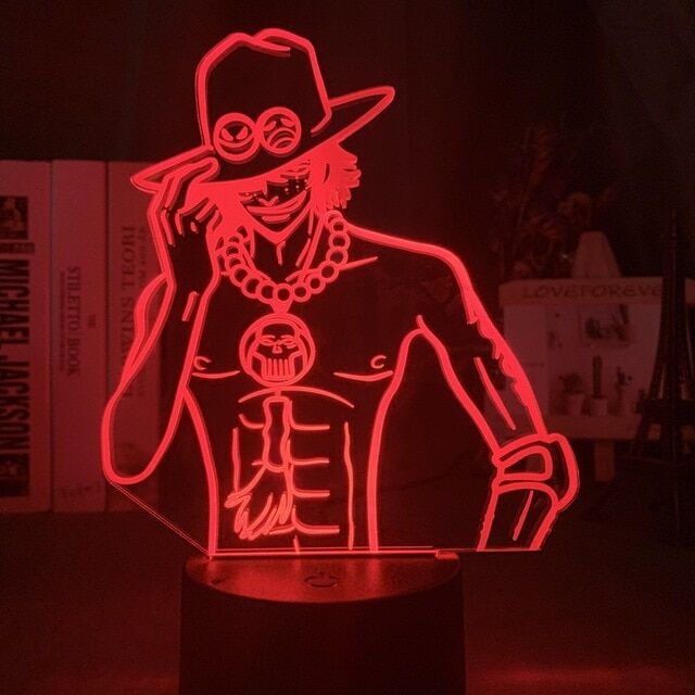 Lampe One piece Ace Cadeau de Noël