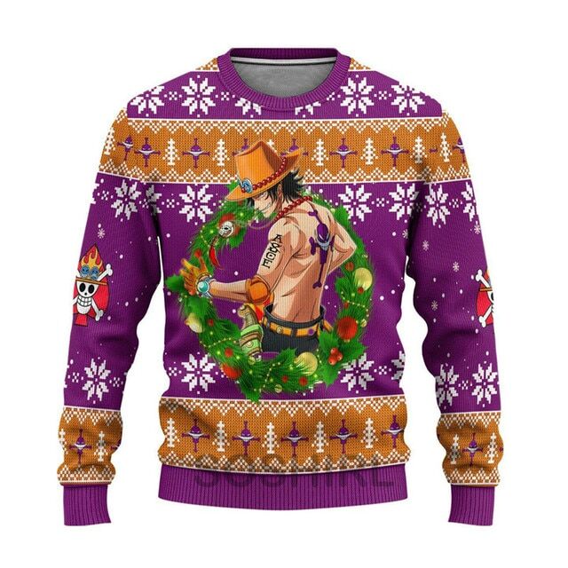 Pull One Piece Portagas D. Ace Cadeau de Noël