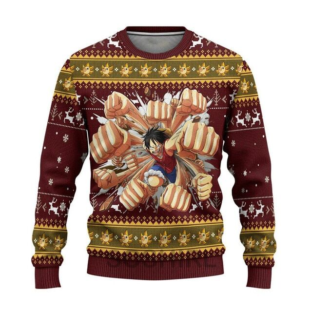 Pull One Piece Luffy Cadeau de Noël