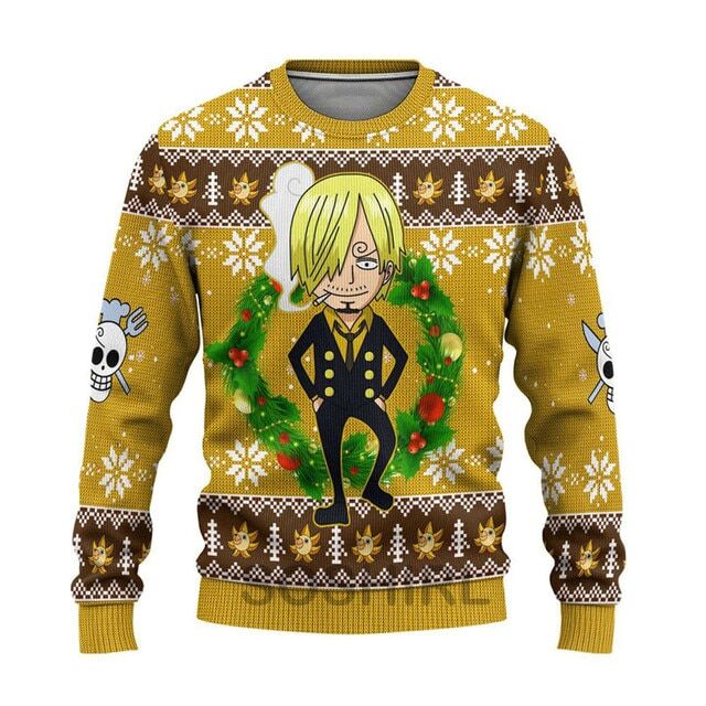 Pull One Piece Sanji Cadeau de Noël