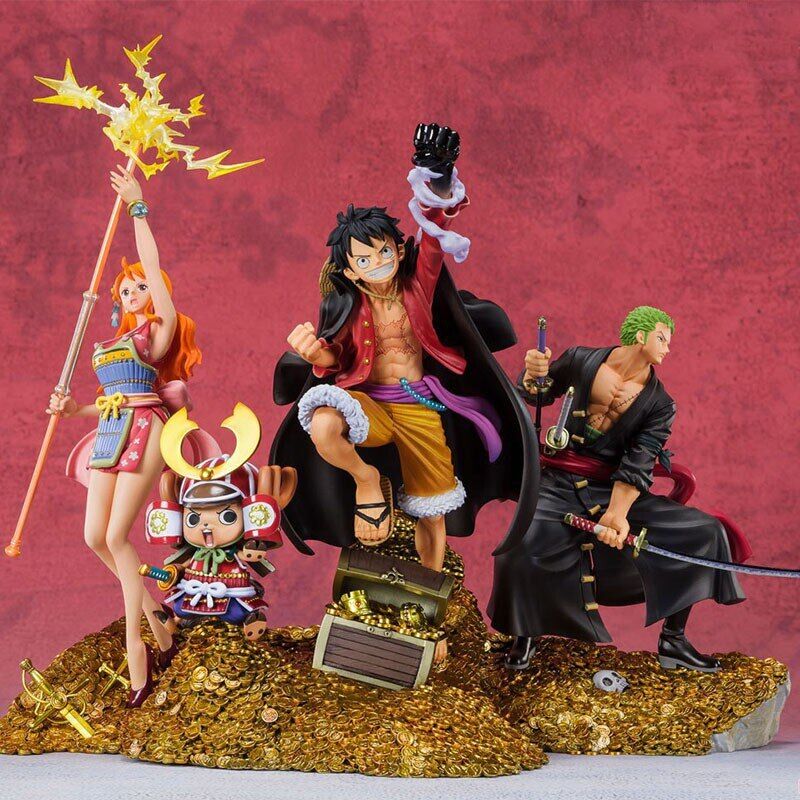Figurine One Piece Luffy Et Chopper