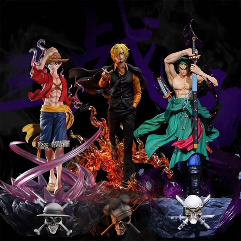 Figurine One Piece Luffy Zoro et Sanji