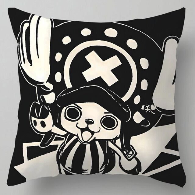 Coussin One Piece Chopper Noir et Blanc