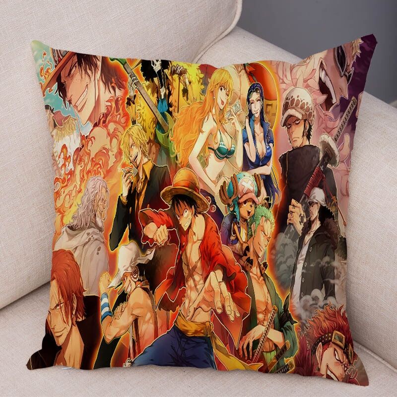 Coussin One Piece Équipage de Luffy
