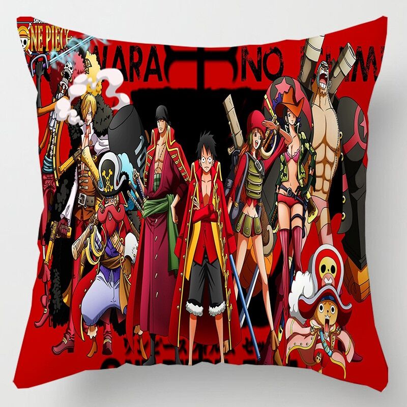 Coussin One Piece l'Équipage de Luffy