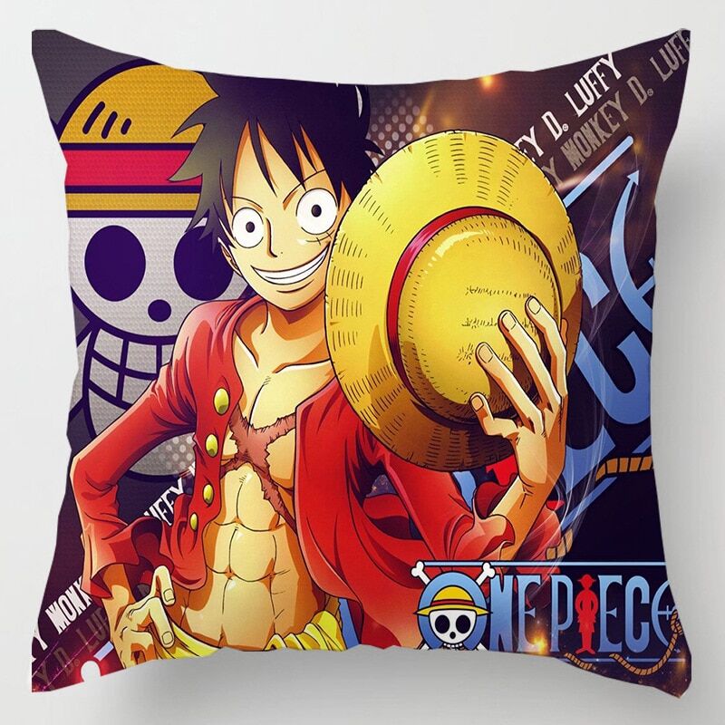 Coussin One Piece Luffy Chapeau Pirate
