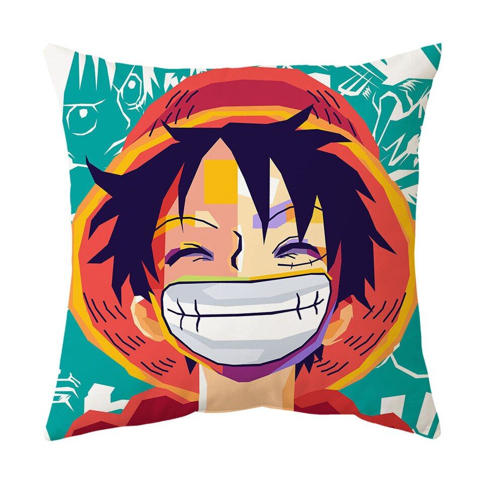 Coussin One Piece Luffy Souriant