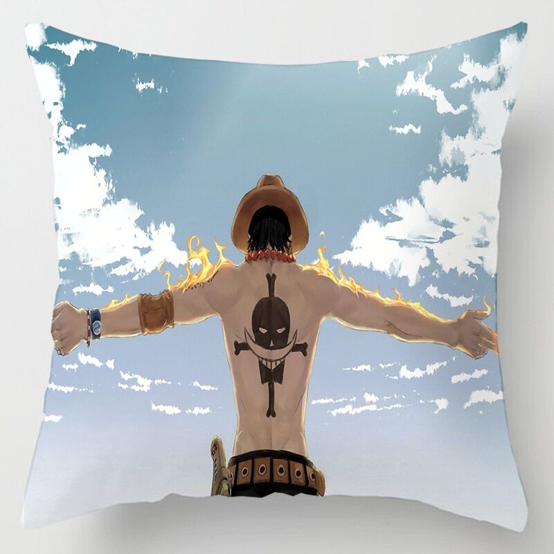 Coussin One Piece Portgas D. Ace Tatouag