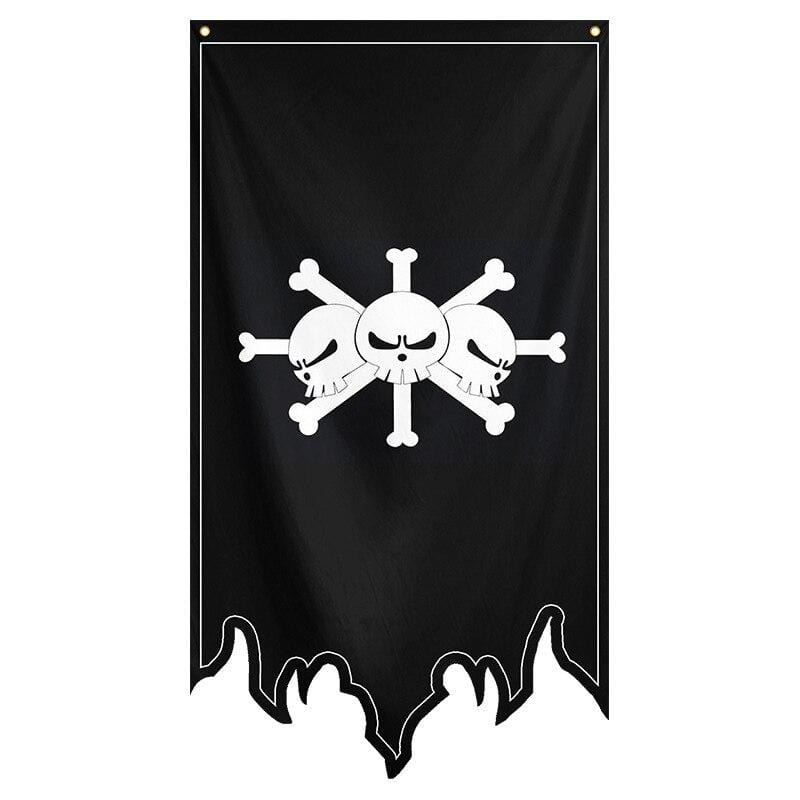 Drapeau One Piece Équipage de Barbe Noire